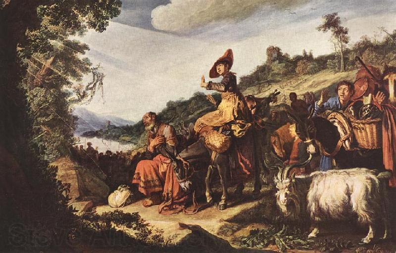 LASTMAN, Pieter Pietersz. Abraham's Journey to Canaan sg France oil painting art